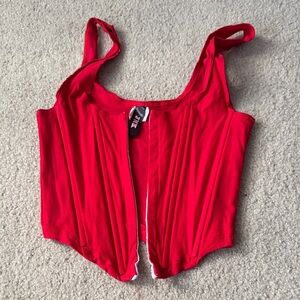 Stylish Red Women's Top